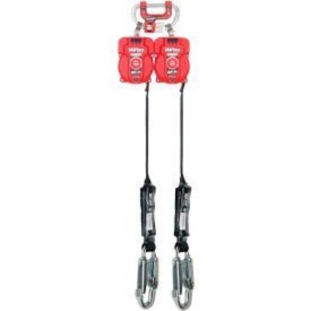 Honeywell North Miller® Twin Turbo„¢ G2 6'L Fall Protection System, Steel Snap Hooks, MFLC-3-Z7/6FT MFLC-3-Z7/6FT